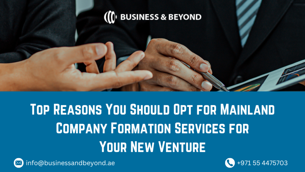 Mainland Company Formation Services for Your New Venture