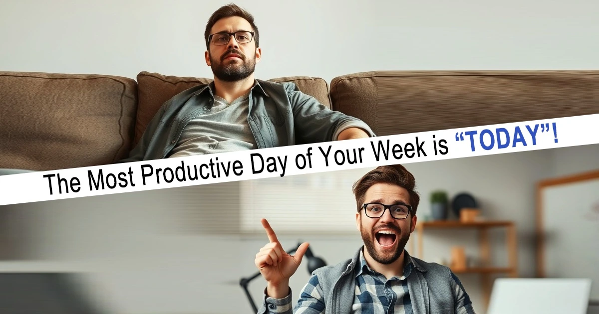 Today is Always the Most Productive Day of Your Week