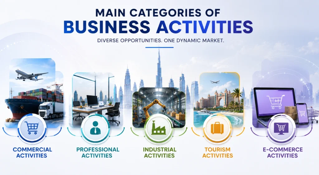 Main Categories of Business Activities