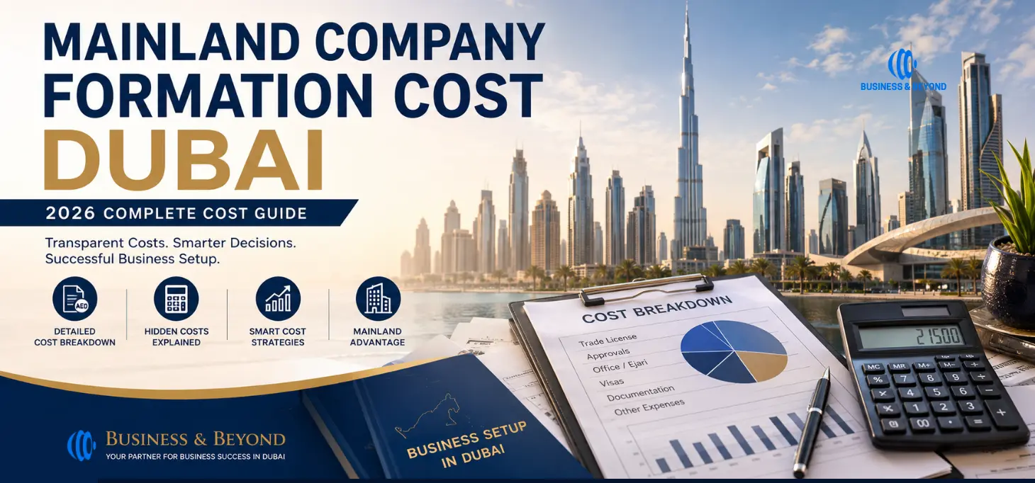 Mainland Company Formation Cost Dubai