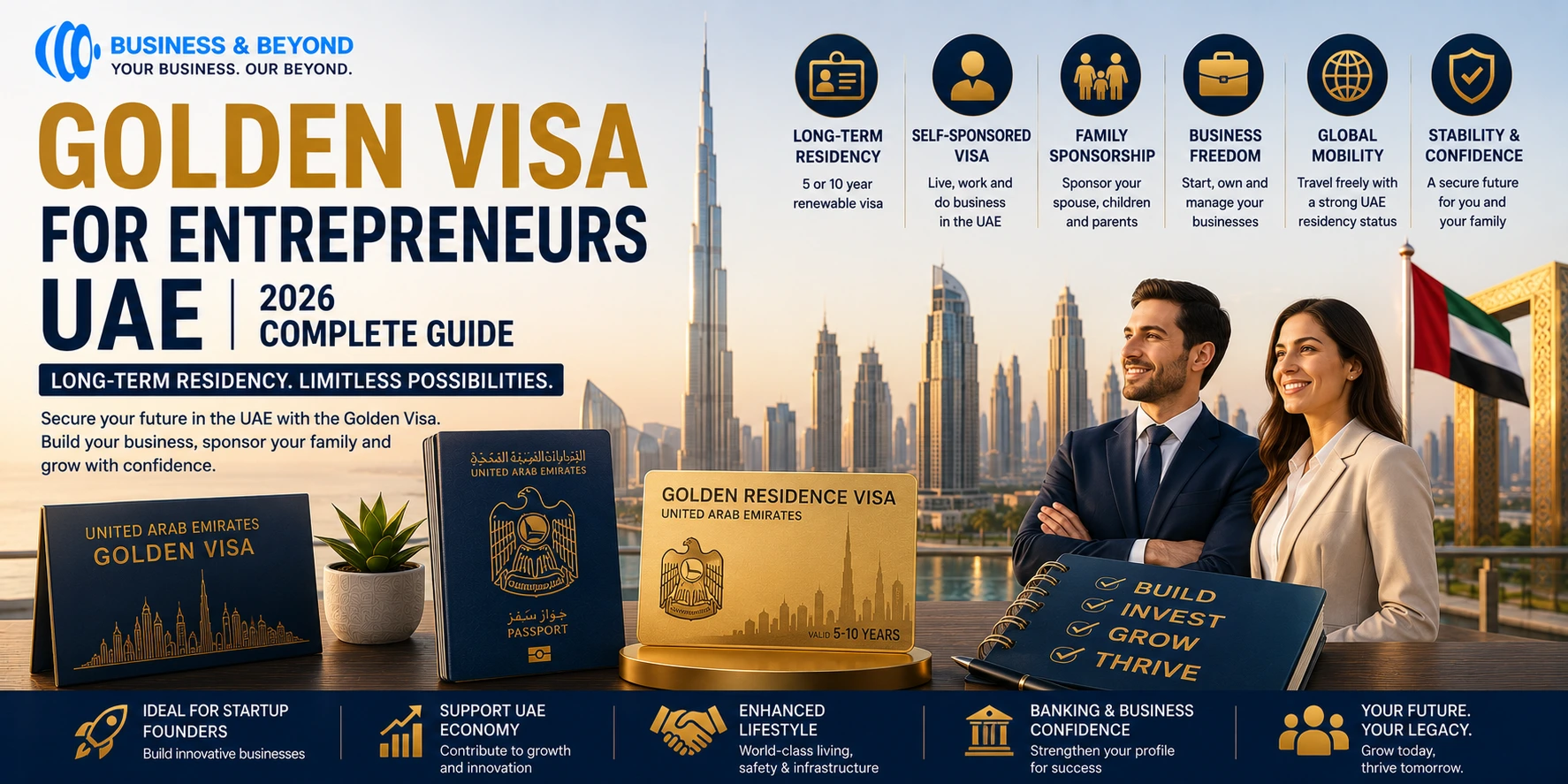 Golden Visa for Entrepreneurs UAE (2026)