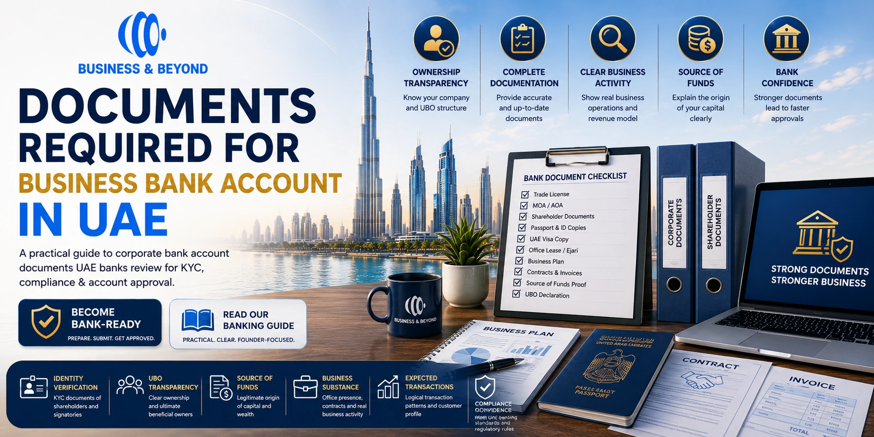 Documents Required for Business Bank Account in UAE