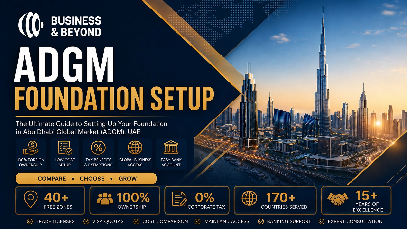 ADGM Foundation setup UAE 2026 for family wealth succession and asset protection